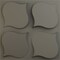 Ekena Millwork 19 5/8in. W x 19 5/8in. H Clover EnduraWall Decorative 3D Wall Panel Covers 2.67 Sq. Ft. WP20X20CVISG - alternate 1